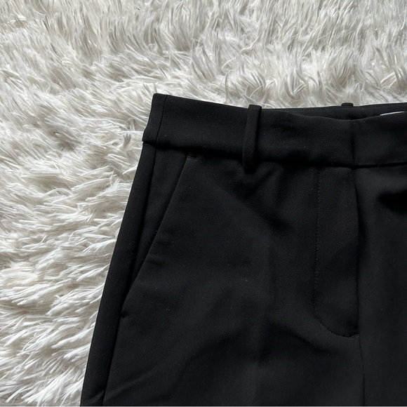 Jcrew Wide Leg Trouser In Four Season Stretch New With Tags Black Size 6 - Picture 4 of 12